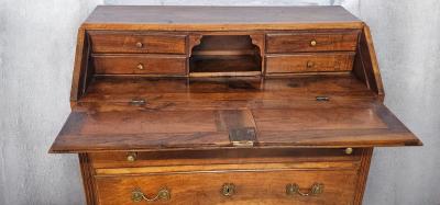 Italian Flap Sideboard in solid walnut Louis XVI period Parma 1760