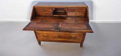 Italian Flap Sideboard in solid walnut Louis XVI period Parma 1760
