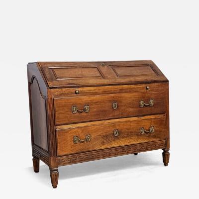 Italian Flap Sideboard in solid walnut Louis XVI period Parma 1760