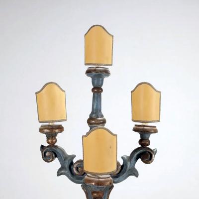 Italian Flat Back Candelabra Circa 1700