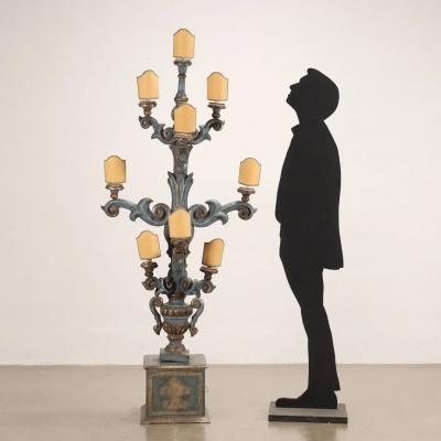 Italian Flat Back Candelabra Circa 1700