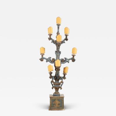 Italian Flat Back Candelabra Circa 1700