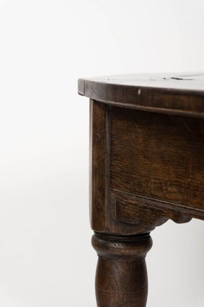 Italian Flip Top Marquetry Table