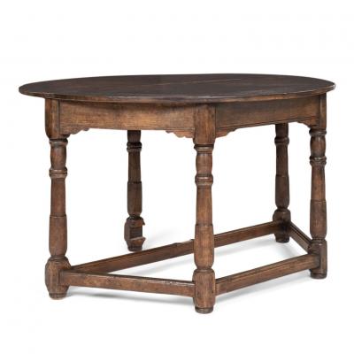 Italian Flip Top Marquetry Table