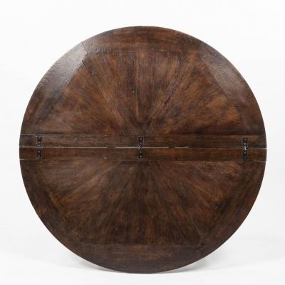 Italian Flip Top Marquetry Table