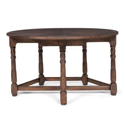 Italian Flip Top Marquetry Table