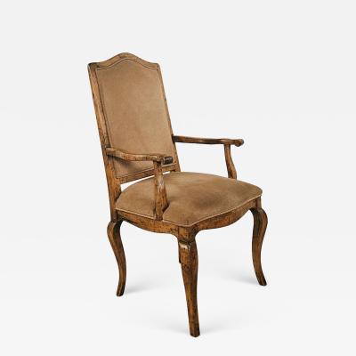 Italian Fruitwood Armchair 19th century
