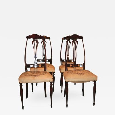 Italian Game Table Chairs