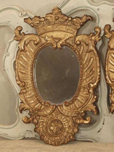 Italian Gilt Mirrors a Pair