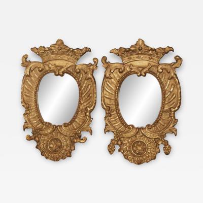 Italian Gilt Mirrors a Pair