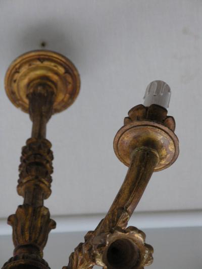 Italian Giltwood Chandelier