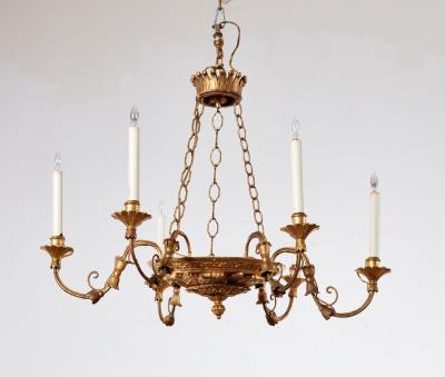 Italian Giltwood Chandelier