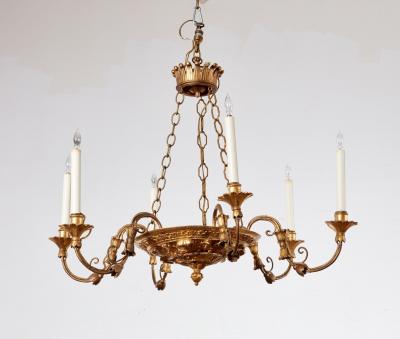 Italian Giltwood Chandelier