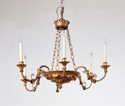Italian Giltwood Chandelier