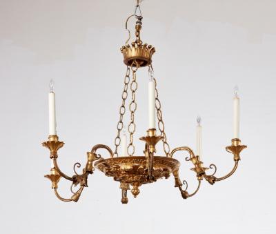Italian Giltwood Chandelier