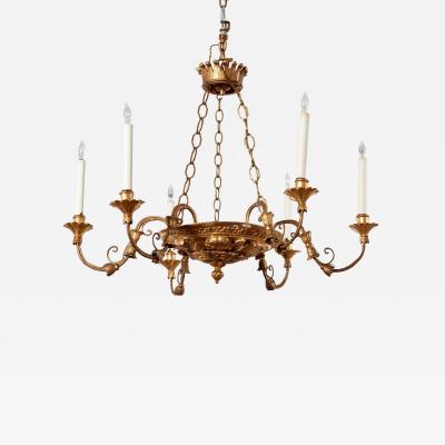 Italian Giltwood Chandelier