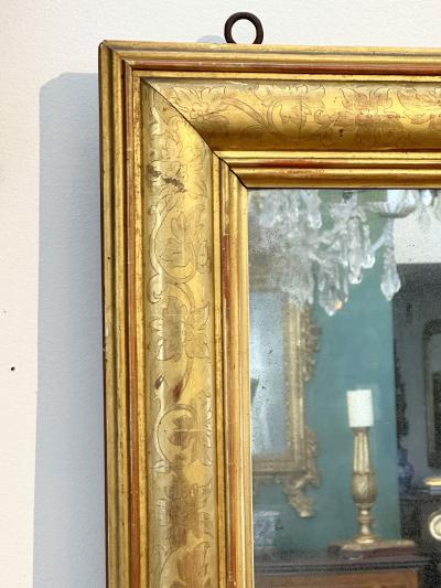 Italian Giltwood Mirror Circa 1850