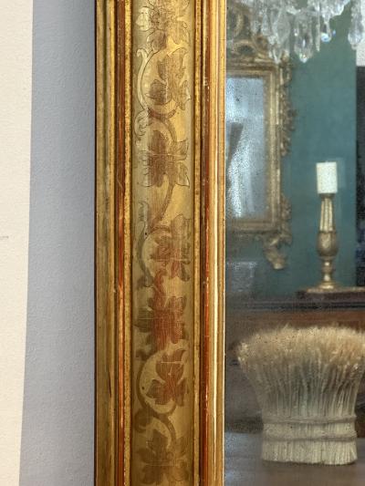 Italian Giltwood Mirror Circa 1850
