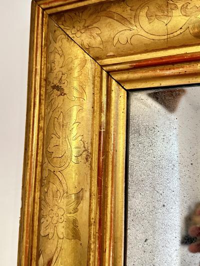 Italian Giltwood Mirror Circa 1850