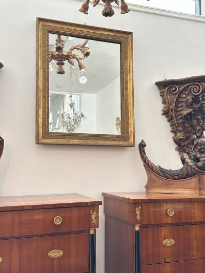 Italian Giltwood Mirror Circa 1850