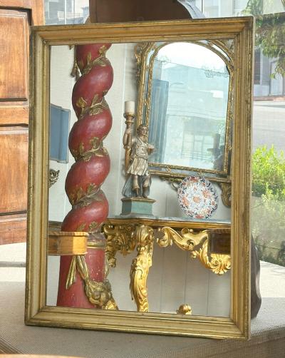 Italian Giltwood Mirror Circa 1880