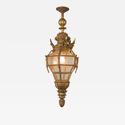 Italian Giltwood hall lantern