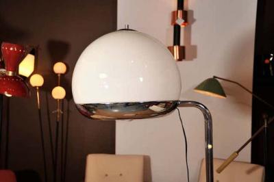 Italian Glass Floor Lamp