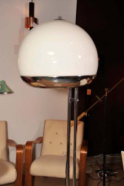Italian Glass Floor Lamp