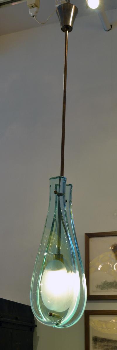 Italian Glass Pendants in the Manner of Max Ingrand