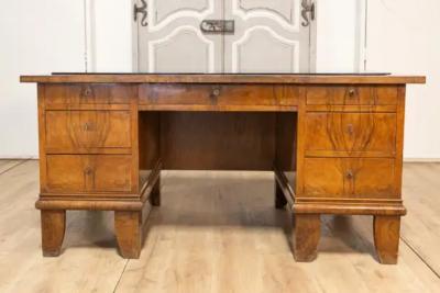 Italian Glass Top Desk 20th Century
