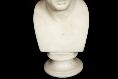 Italian Grand Tour Antique Marble Bust of Marcus Cicero 19th Century