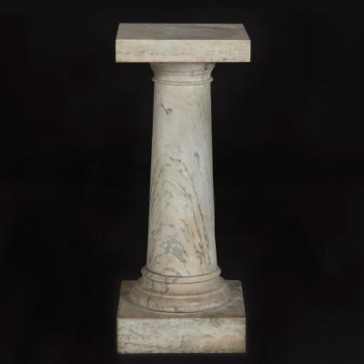 Italian Grand Tour Antique Marble Column Pedestal late 19th century