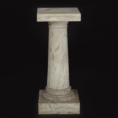Italian Grand Tour Antique Marble Column Pedestal late 19th century