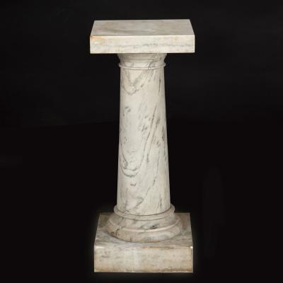 Italian Grand Tour Antique Marble Column Pedestal late 19th century