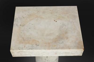 Italian Grand Tour Antique Marble Column Pedestal late 19th century