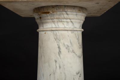Italian Grand Tour Antique Marble Column Pedestal late 19th century