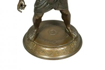 Italian Grand Tour Bronze Of Bacchus