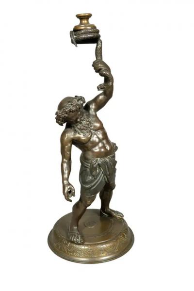 Italian Grand Tour Bronze Of Bacchus