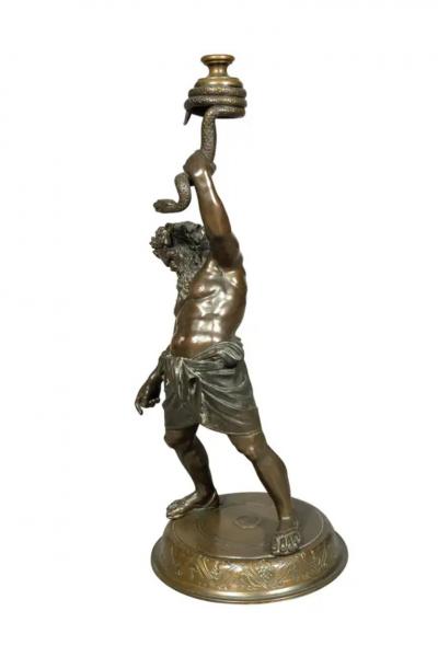 Italian Grand Tour Bronze Of Bacchus