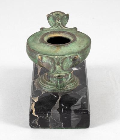 Italian Grand Tour Bronze Oil Lamp