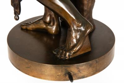 Italian Grand Tour Bronze Sculpture Augustus Prima Porta by Boschetti ca 1870