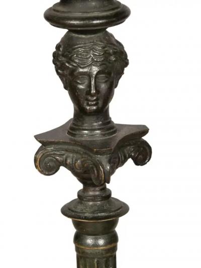 Italian Grand Tour Etruscan Floor Lamp