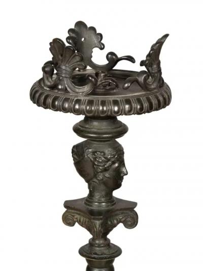 Italian Grand Tour Etruscan Floor Lamp