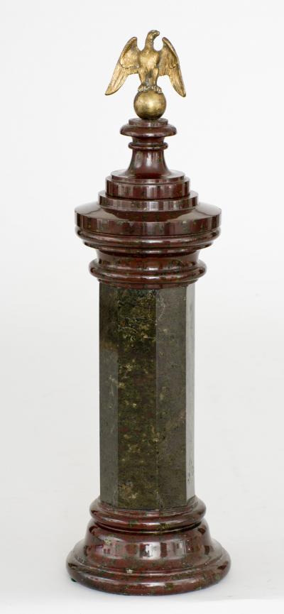 Italian Grand Tour Marble Column Circa 1880