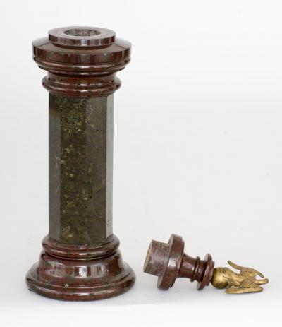 Italian Grand Tour Marble Column Circa 1880