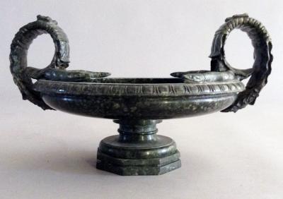 Italian Grand Tour Neoclassical Marble Tazza