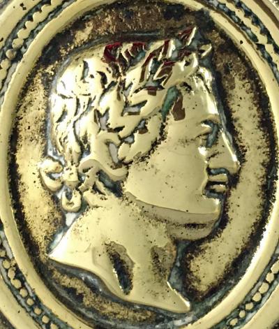 Italian Grand Tour Plaque of Caesar