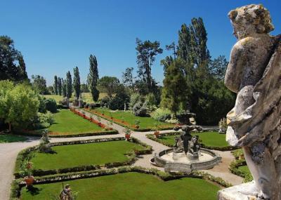 Italian Hand Carved Stone Tiered Water Fountain