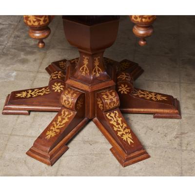 Italian Inlaid Center Table