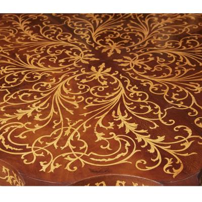 Italian Inlaid Center Table